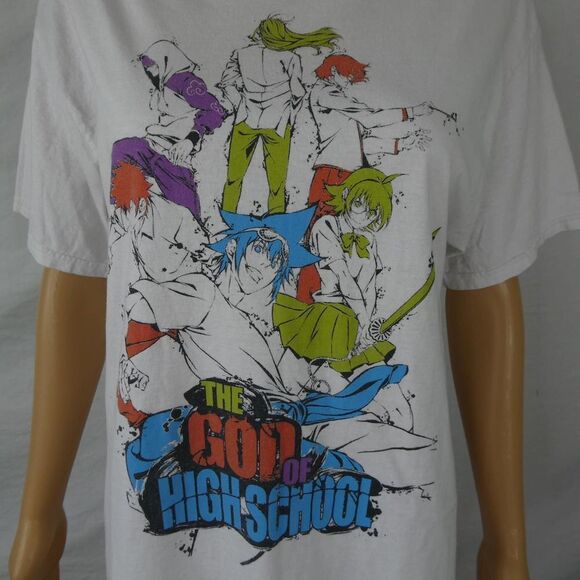 Loot Wear Exclusive Anime God of High School Graphic T Shirt Manga Crate Medium - Picture 1 of 7